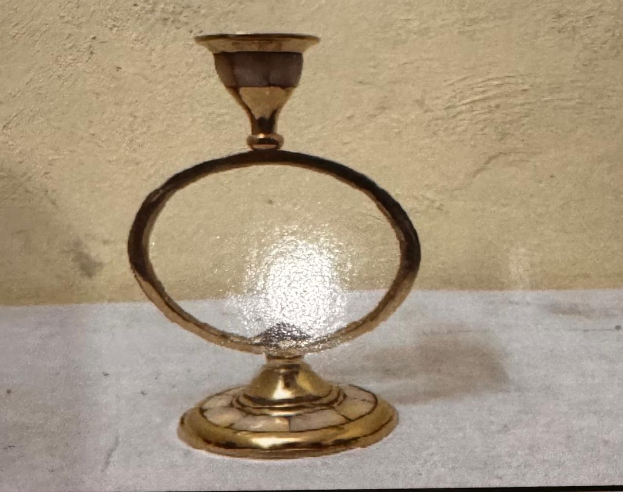 Brass Mop Candle stand